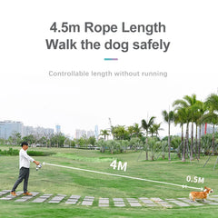 Retractable Dog Leash 4.5M 175KG Super Bearing Pet Collars Leashes