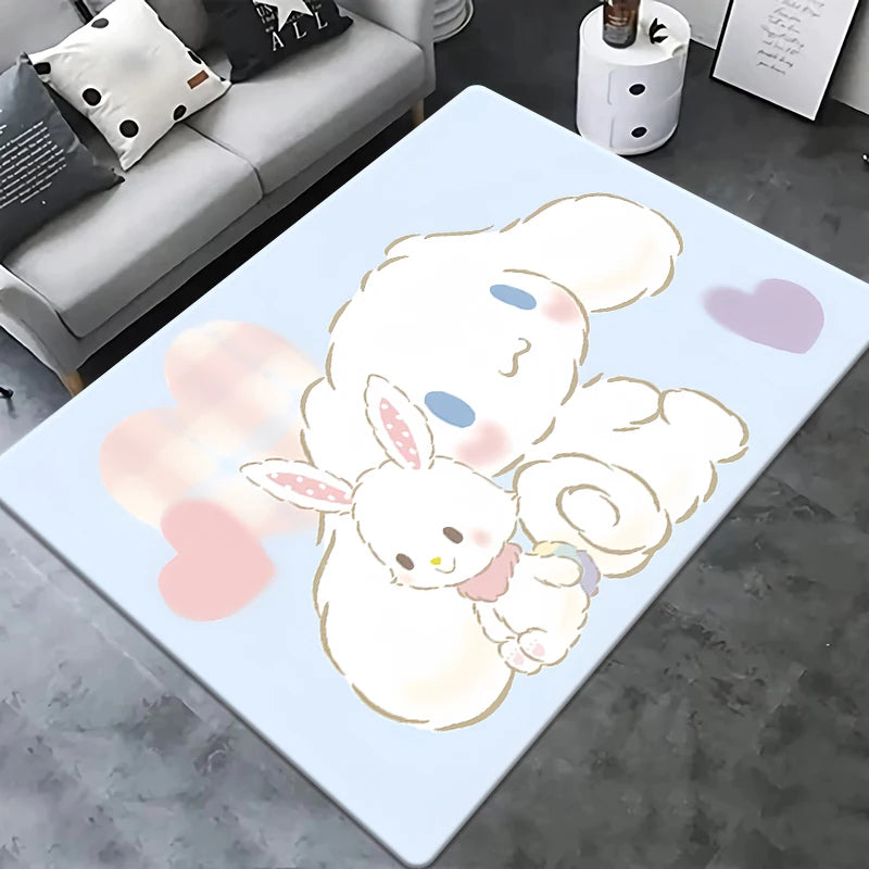 Cinnamoroll Printed Carpet Living Room Home Decoration Sofa,Table