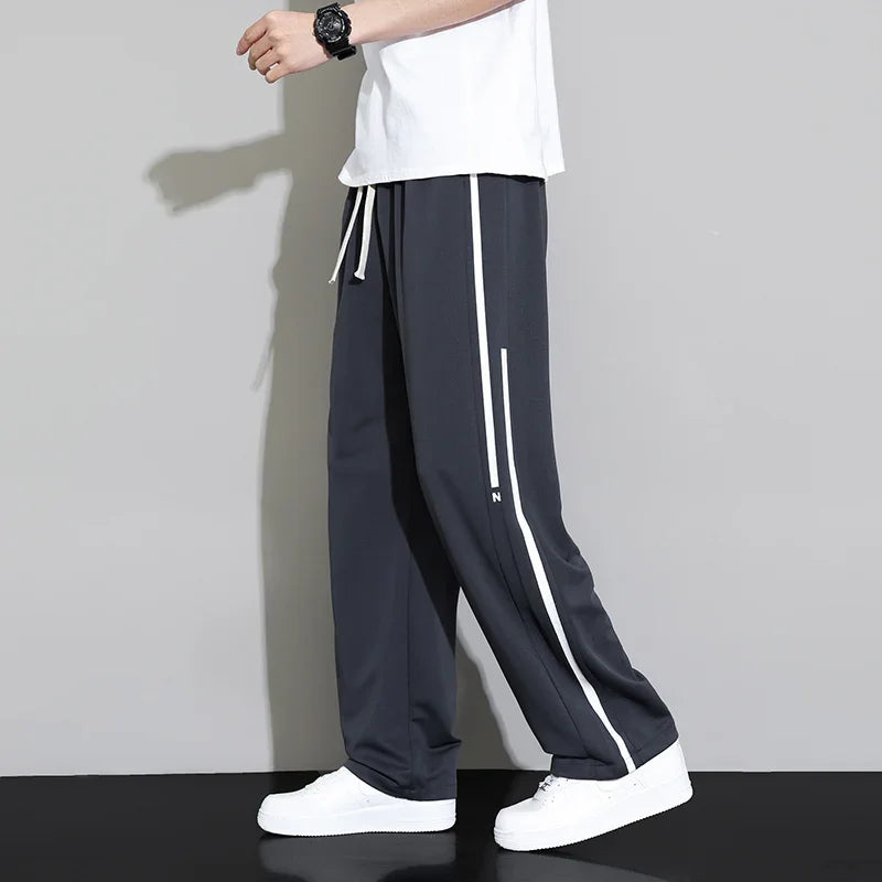 Sweatpants Men Joggers Wide Leg Pants Neutral Breathable Loose Outdoor