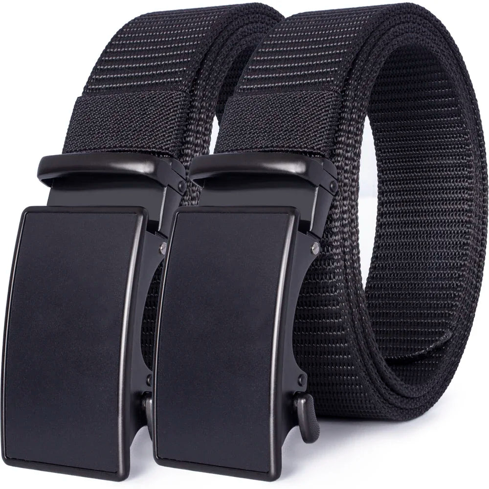 Automatic Buckle Light Comfortable Nylon Military Belt Outdoor Hunting Multifunctional Tactical Canvas Belt High Quality Men Bel