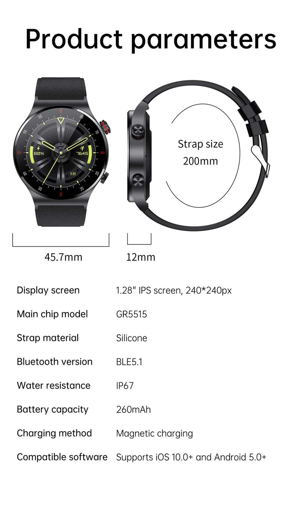 GPS NFC Smart Watch Men AMOLED 390*390 HD Screen ECG+PPG Heart Rate Bluetooth Call IP68 Waterproof Business SmartWatch 2025 NEW