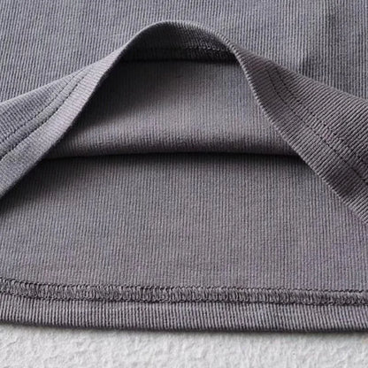 Casual Summer Woman Skinny Fit T-shirt Tight Short-Sleeve O-neck Tee Basic Solid Crop Tops T Shirt