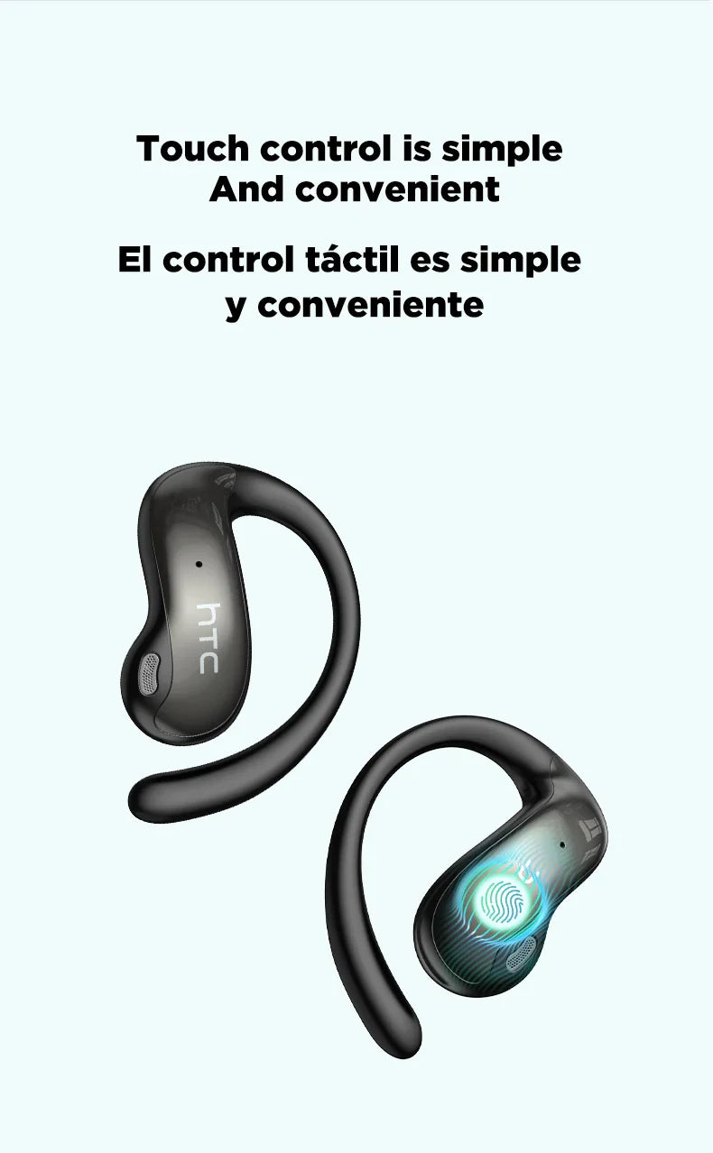 Htc Ne19 On-Ear Bluetooth Headphones with Large Battery Capacity and High Sound Quality