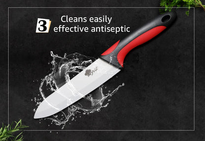 Ceramic Knives Kitchen knives 3 4 5 6 inch Chef knife Cook Set+peeler white