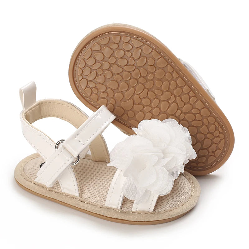 Baby Girl Princess Shoes Prewalker Flower Toddler Summer Sandals Beach Shoes