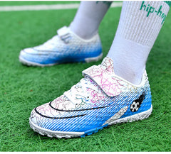 Children Soccer Shoes Futsal Hall Football Boots Kids Cleats Grass Sneakers