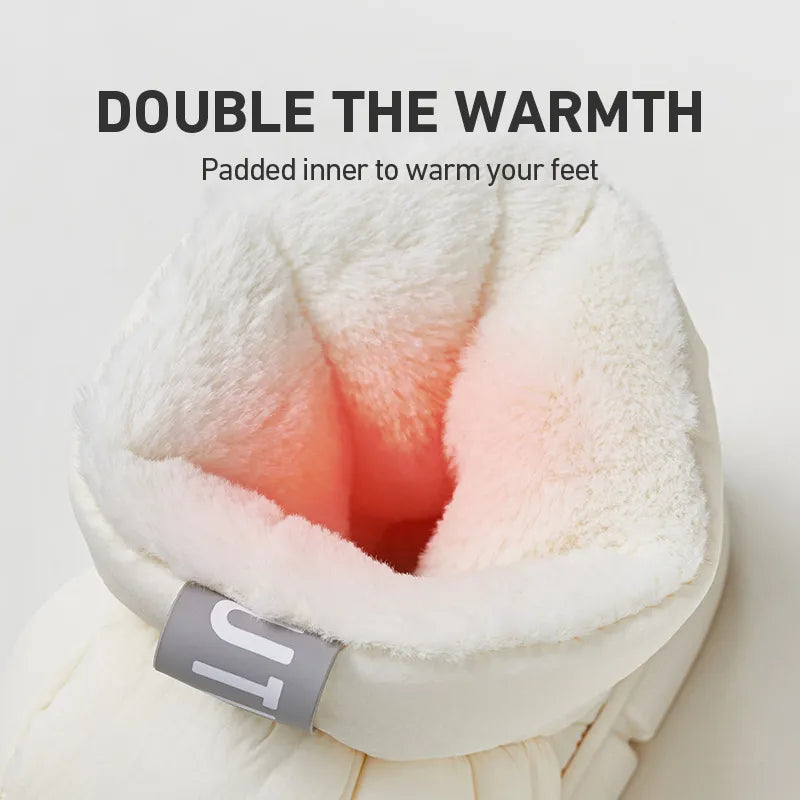Waterproof Men's Winter Ankle Snow Boots Warm High Top Women Boots For Home