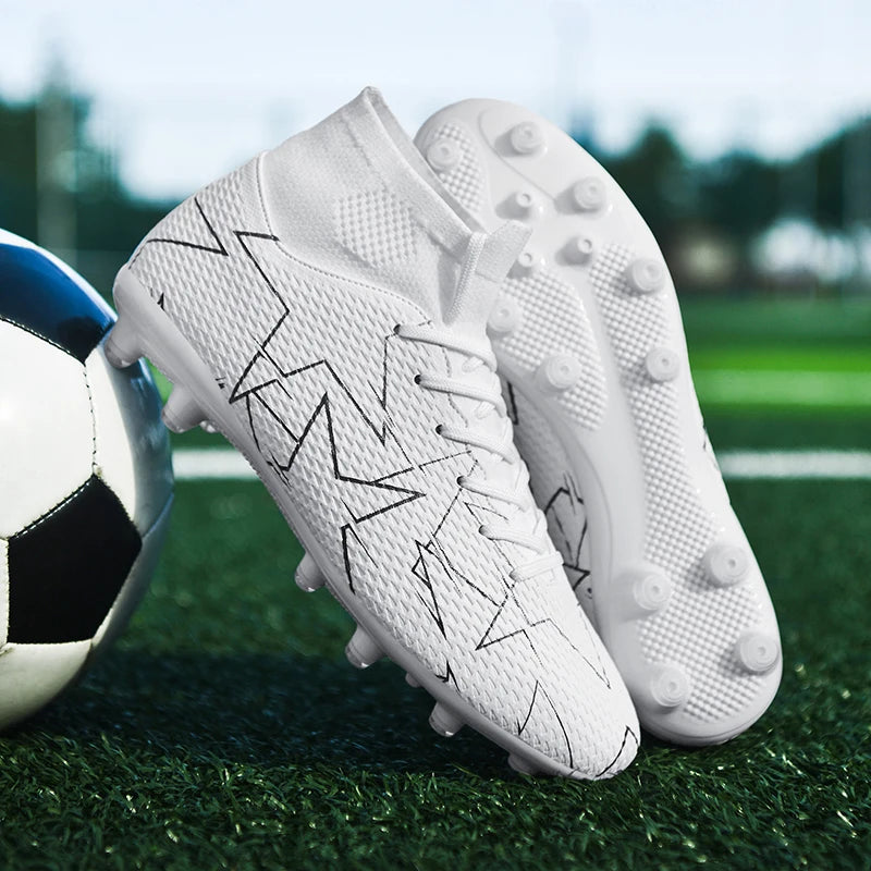Outdoor Men Breathable Soccer Shoes Cleats Training Football Boots Match Sneakers