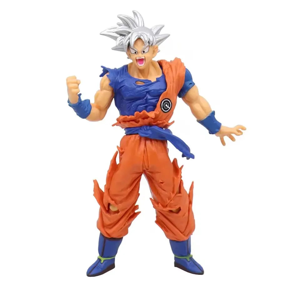 Anime Dragon Ball Z Super Saiyan Son Goku Broly Vegeta Anime Action Figure Model Christmas Gifts Collectible Figurines for Kids