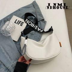 Nylon Hobos Crossbody Bags Solid Casual Zipper Women's Bags Fashion