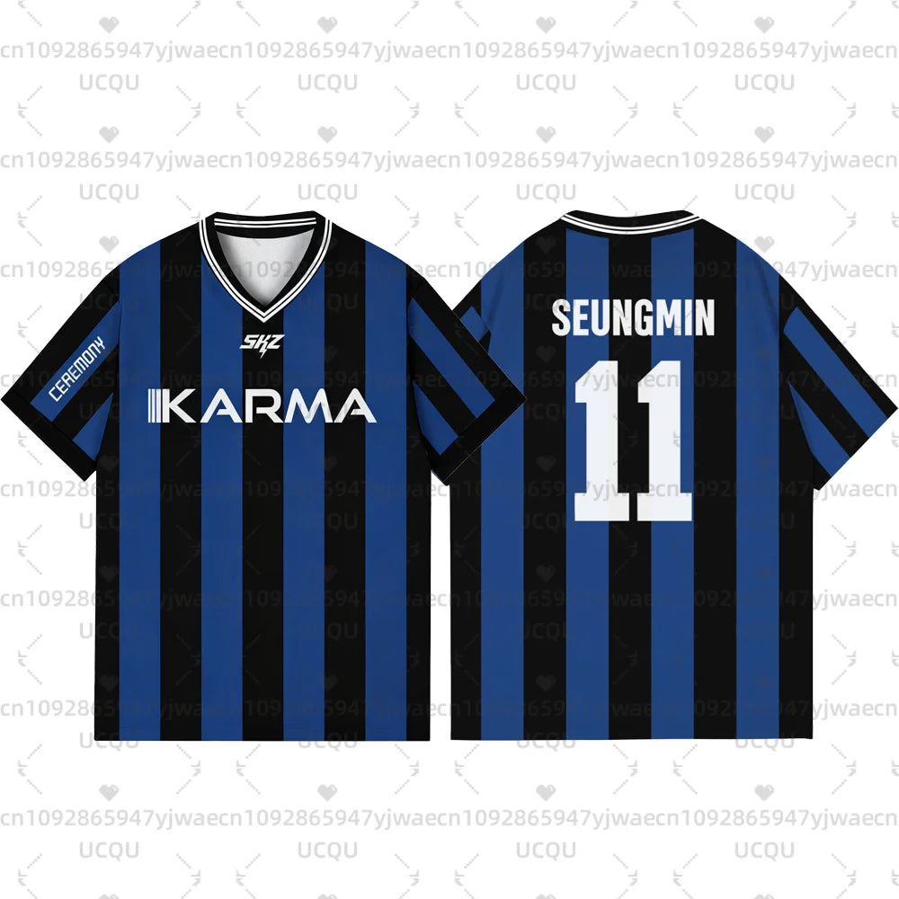 Adult Women's Men's Boys' Casual Sporty KARMA Ceremony 3D Print Graphic T-Shirt Girl Tee Outdoor Sports T-shirt