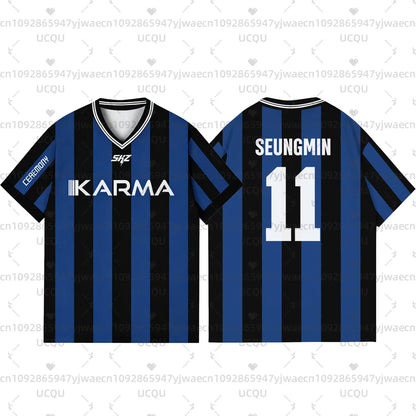 Adult Women's Men's Boys' Casual Sporty KARMA Ceremony 3D Print Graphic T-Shirt Girl Tee Outdoor Sports T-shirt