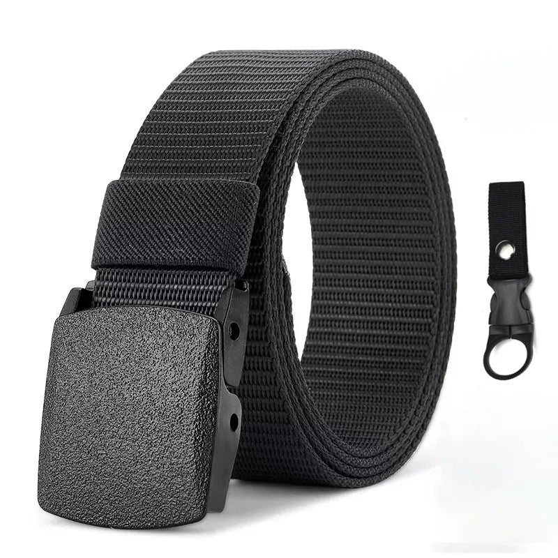 Large size 150CM Military Automatic Buckle Nylon Belt Outdoor Hunting Multifunctional Tactical Canvas Belt High Quality Men Belt