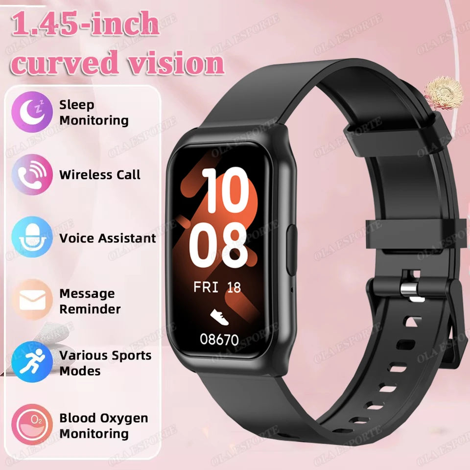 Smart Watch Women Men  AMOLED Screen Health Heart Rate Monitoring Bluetooth Call IP68 Waterproof Outdoor Sport Call Smartwatch