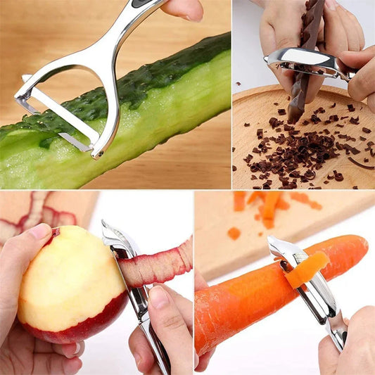 1/2 PCS Stainless Steel Multifunctional Vegetable Peeler and Shredder Shredder Potato