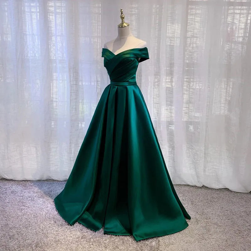 Evening wear Dresses: Bridesmaid Maxi Dress Elegant Long Prom Evening Guest