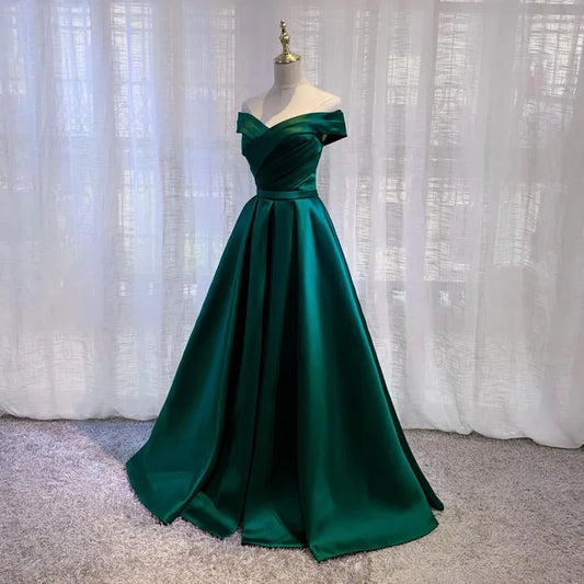 Evening wear Dresses: Bridesmaid Maxi Dress Elegant Long Prom Evening Guest