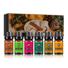 6/12/14/20 Pcs Pure Essential Oils Natural Plant Aroma Essential Oil Diffuser Eucalyptus Vanilla Mint Eucalyptus Rose Tea TreeOil