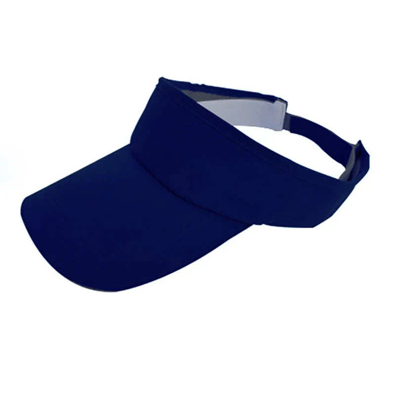 Empty Top Visor Cap Women Sunscreen Hats Man Cotton Snapback Cap Adjustable For Running Tennis Golf Unisex