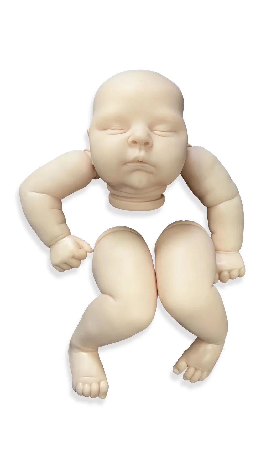 NPK 21Inch Fresh Color Reborn Doll Kit Peaches Soft Touch Unfinished Unpainted DIY Doll Parts