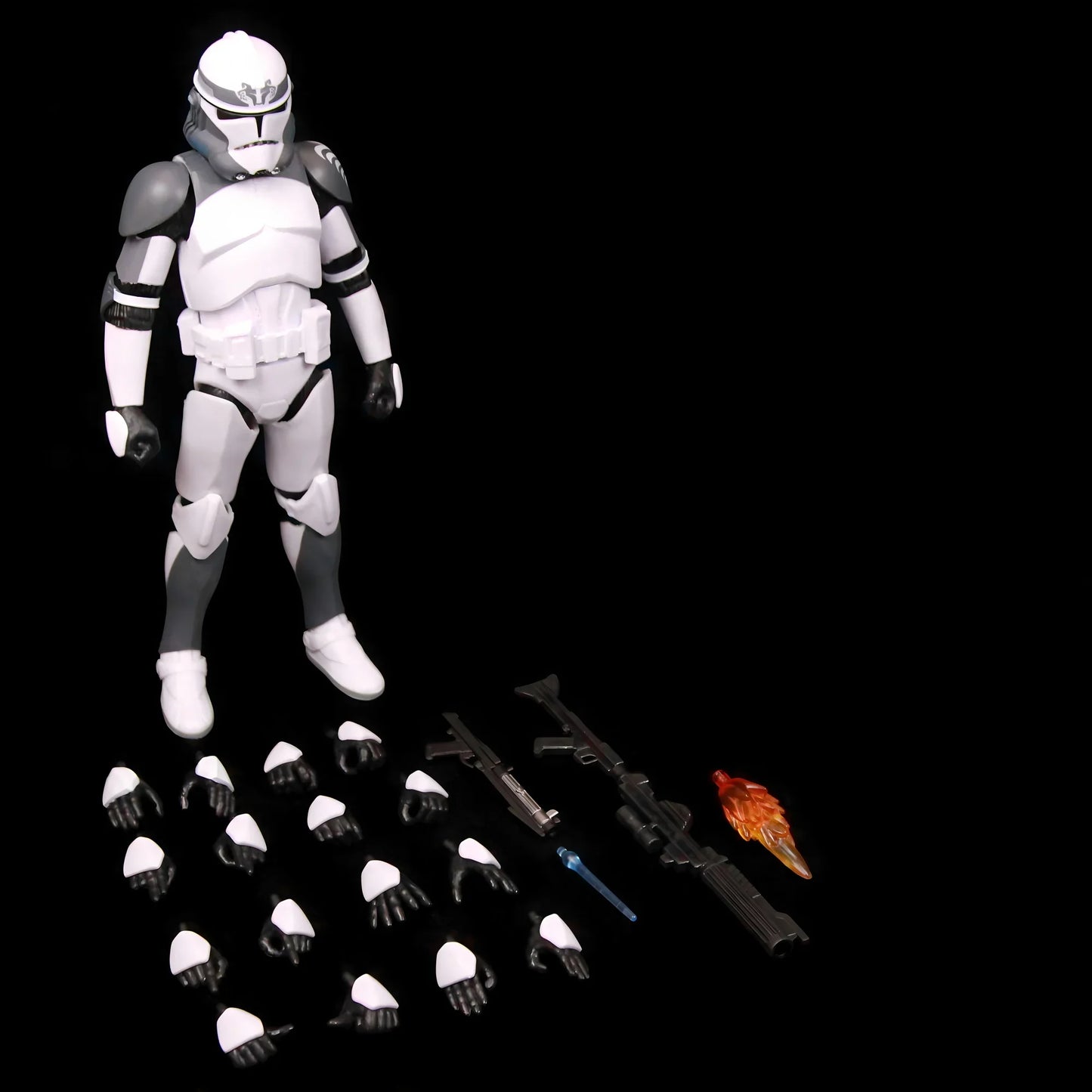 New Body(JOV3.0) - Star Wars 104th Trooper Wolf Pack Boost Sinker Comet Kamino ARC Trooper Grey Team 6" Action Figure Clone Toys