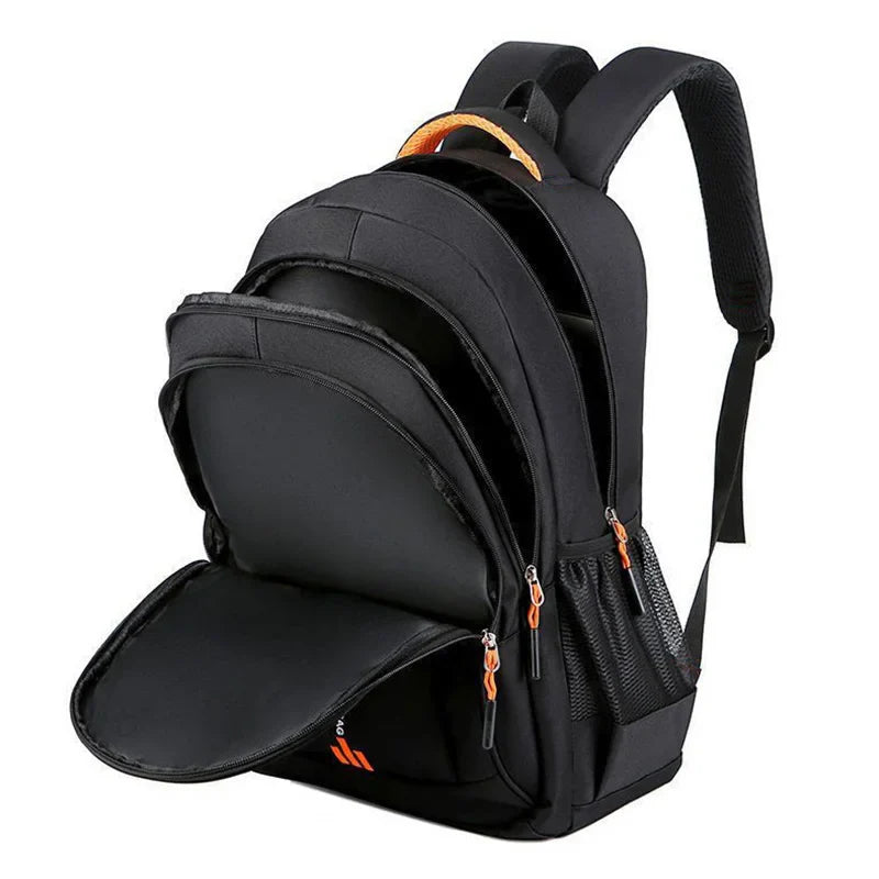Handy Versatile Contrast-Zip Backpack Multi-color Adjustable-strap Lightweight for School Sports Commute Casual Stylish Bag