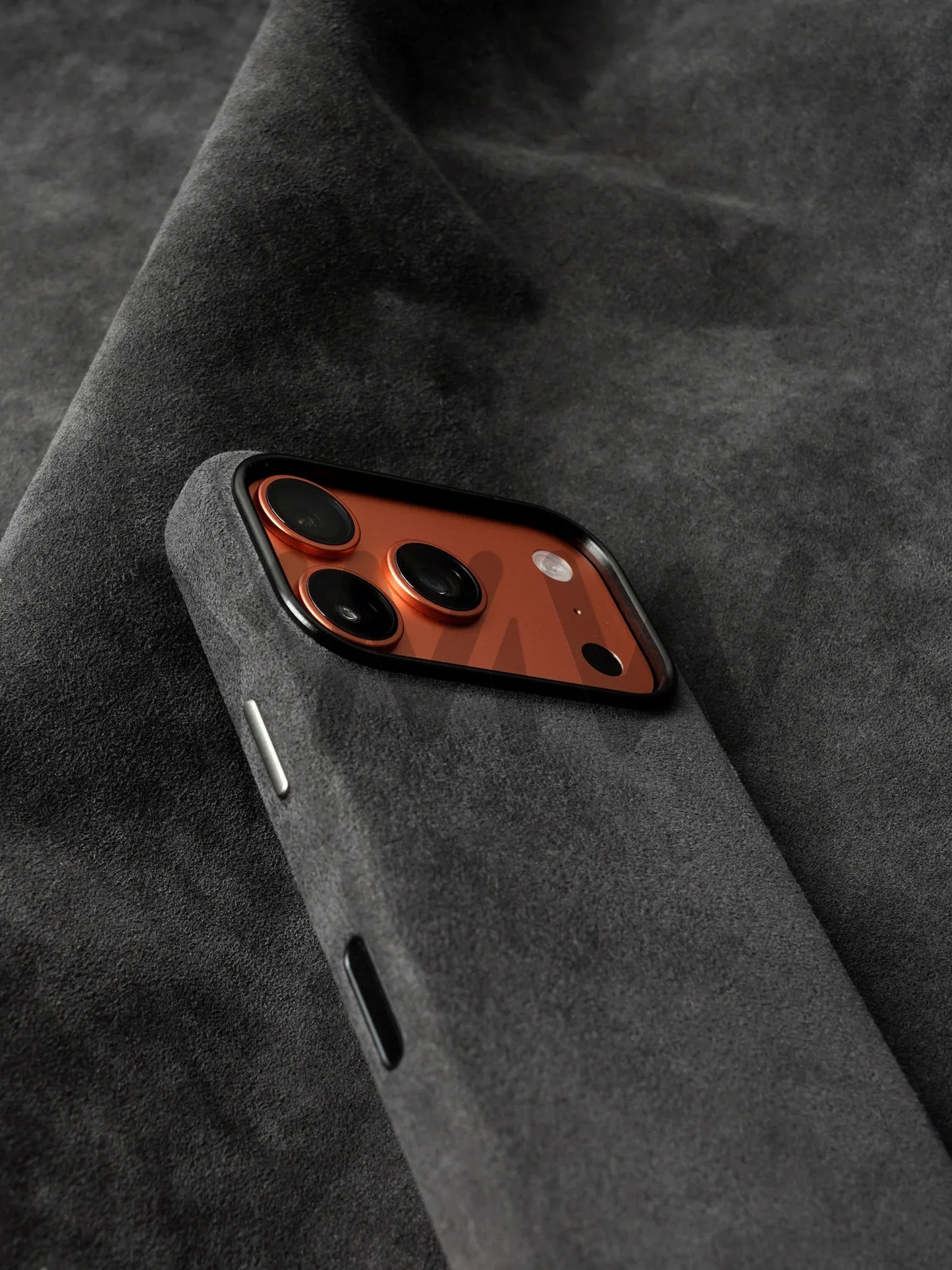 Case for iPhone 17 16 Pro Max Compatible Magsafe Business Supercar Interior Same Suede Leather Phone Cover