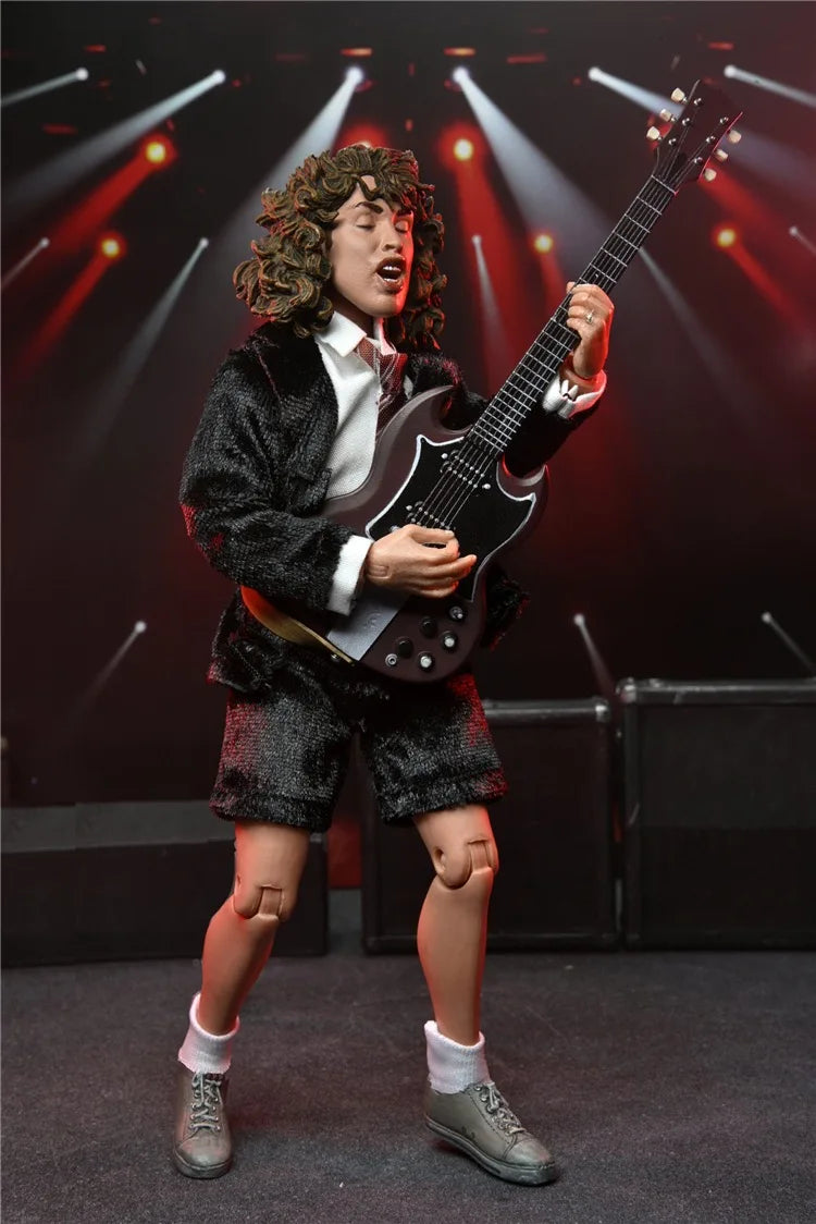 Highway To Hell Angus Young Bon Scott Action Figure Model Toys Collection Joint Movable Christmas Gift Toys For kids