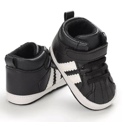 Black Fashion Casual Shoes Boys And Girls Non Slip First Walkers