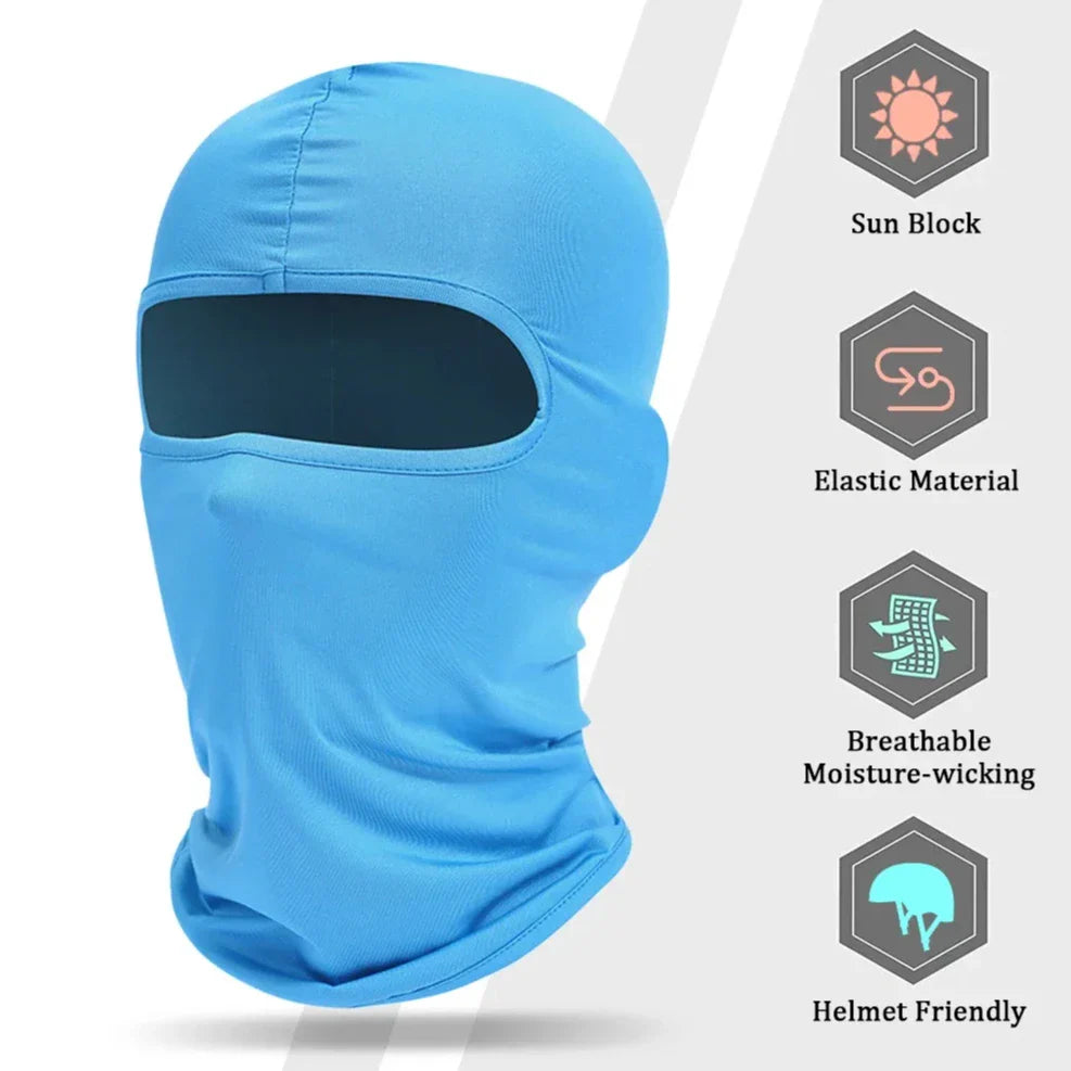 Balaclava Full Face Mask Hiking Cycling Camping Hunting Airsoft Cap Bike Head Cover Summer Men Women Ski Mask Hiking Scarves