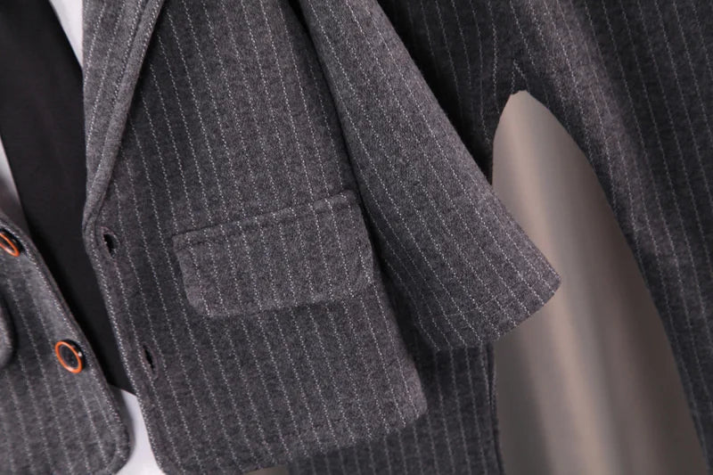 New Spring Autumn Baby Boys Clothes Children Coat Shirt Pants 3Pcs/Sets Toddler Gentleman Suit Infant Outfits Kids Tracksuits