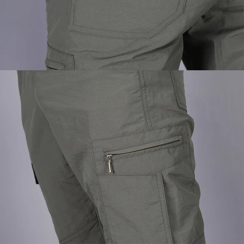 Men Pants Casual Cargo Pants Tactical Trousers Male Plus Size Breathable