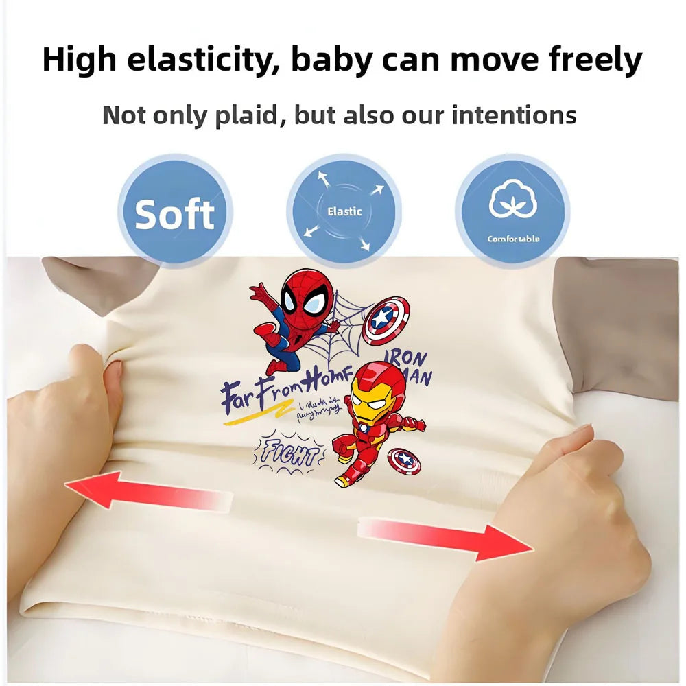 Spring Autumn Children's Clothing Sets Boys Sleepwear Clothes Kids Anime Spiderman Pajamas Set Soft Dralon Iron Man Pijamas New