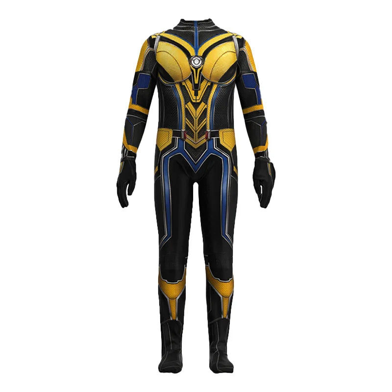 Superhero Ant Man Costume Antman And The Wasp Halloween Mask Helmet Jumpsuit Bodysuit Zentai Suit Adult Kids Quantumania Cosplay