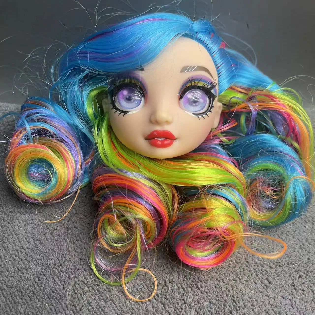 Original 28cm Rainbow Doll Multi Style Body and Head Accessories for Girls DIY Festival Gift Toys