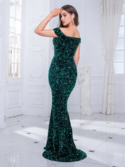 Evening wear Dresses: Party Maxi Dress Off the Shoulder Stretch Evening Gown