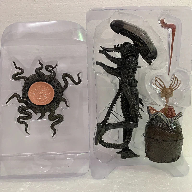 NECA Alien Big Chap Alien Figure Big Chap Alien Predator 40th Anniversary Egg Facehugger Figurine Model Toy Doll Gifts