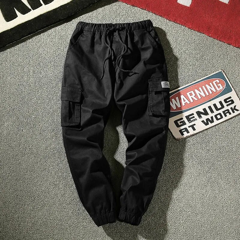 Joggers Cargo Pants Men Harem Pants Multi-Pocket Camouflage Man Cotton
