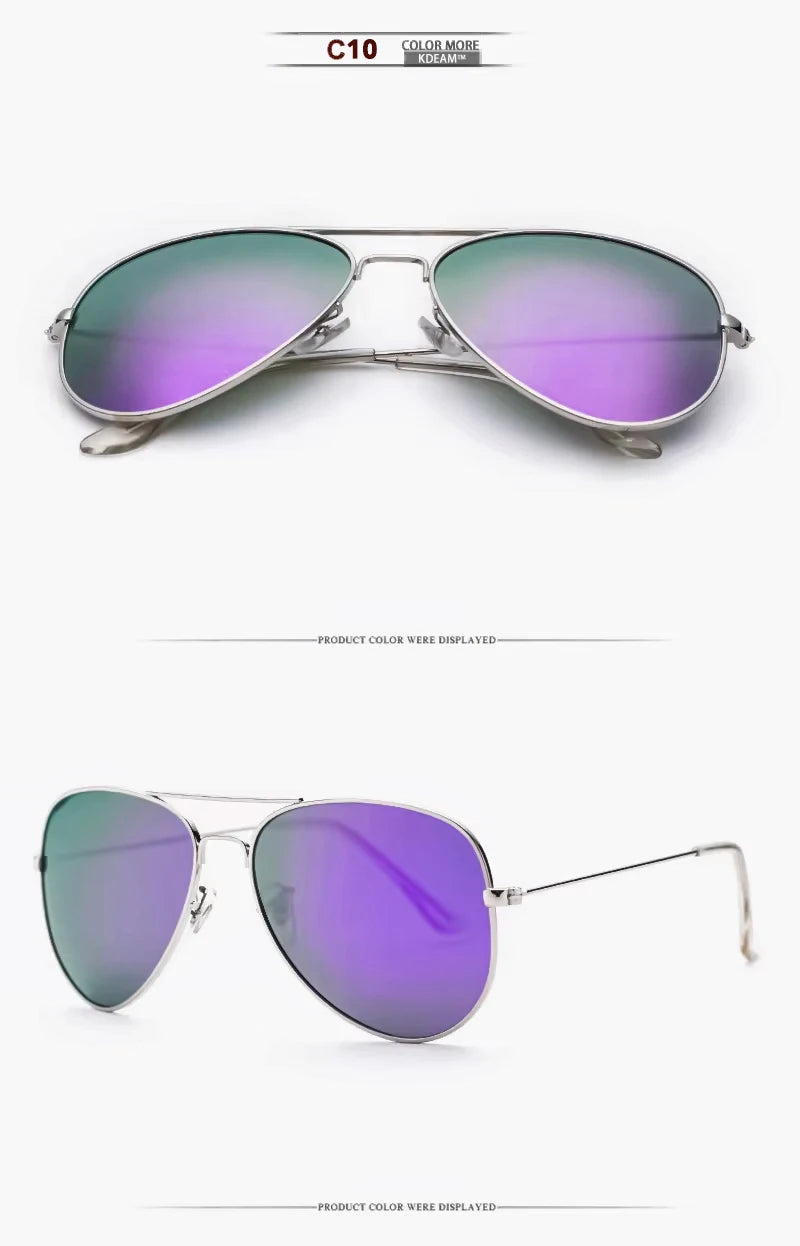 Air Force Pilot Sunglasses Men Polarized 62' Lens Large Sunglasses