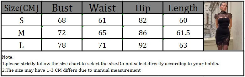 Mozision Lace Backless Sexy Mini Dress Women Gown Elegant See Through Turtleneck Sleeveless Bodycon Club Party Dresses Female