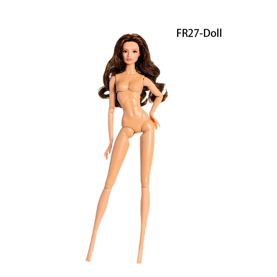 32cm European Supermodel Nude Doll Toy Original Unique Design Full Series Figure 1/6 Joint Multi Color Skin Exquisite Makeup Toy