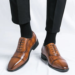 Business Men Leather Shoes Formal Dress Shoes Casual Oxford Shoes Career Manager