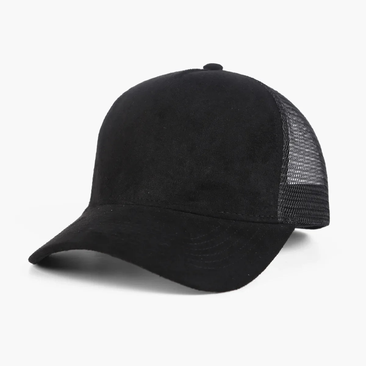 Custom Logo Baseball Cap Men 5 panel Mesh Suede Diy Trucker Hat Spring Summer Outdoor Sports Hats Women Solid Color gorros