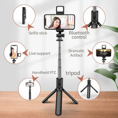 Selfie Tripod Bluetooth Wireless Extendable Portable Stand With Selfie Stick