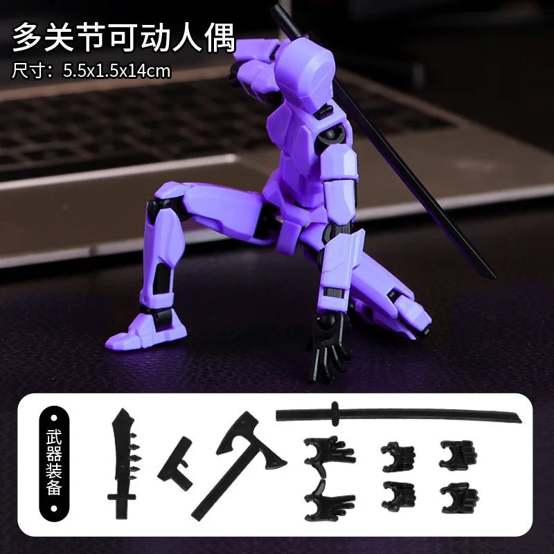 Multi-Jointed Movable Shapeshift Robot 3D Printed Mannequin Dummy 13 Action Figures Toys Kids Adults Parent-children Games gifts