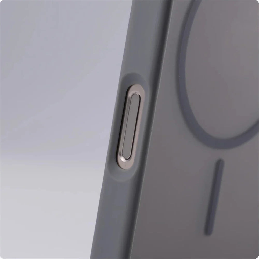 Luxury Matte Translucent Magnetic Case For iPhone 17 16 Pro Max 15 14 Plus 13 12 For Magsafe Wireless Charging Shockproof Cover