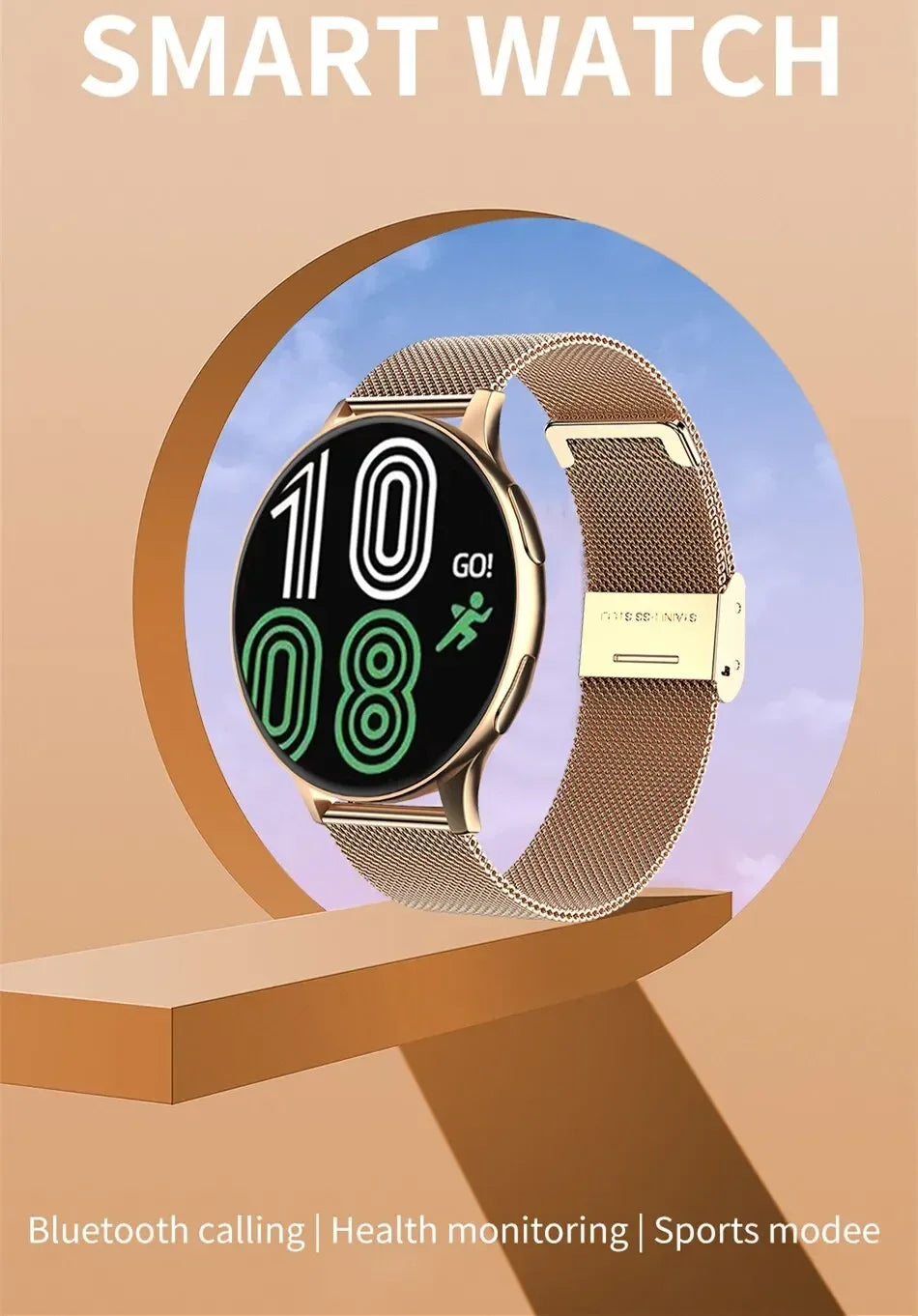 2026 New NFC Smart Watch For Bluetooth Calls Waterproof Smartwatch Men Watches Women Fitness Bracelet Custom Watch Face