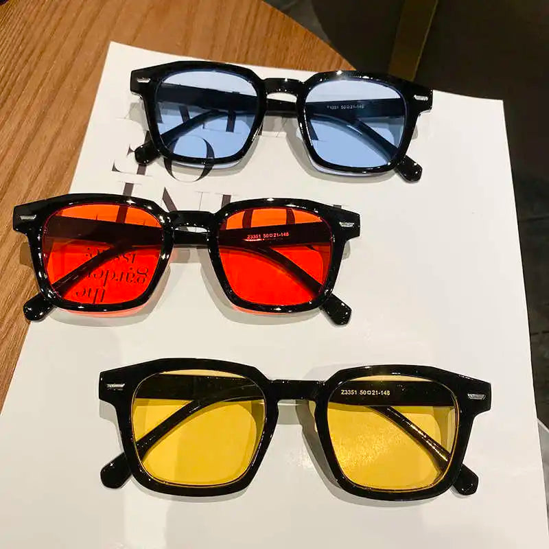 Vintage Sunglasses Wome Sun Glasses UV Protection Ultralight  Eyewear Fashion Luxury PC Unisex Outdoor Glasses