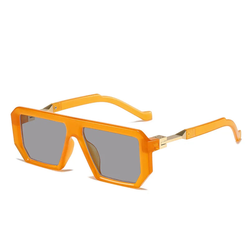 Sunglasses Women Vintage Sun Glasses UV Classic Geometry Rectangle Eyewear