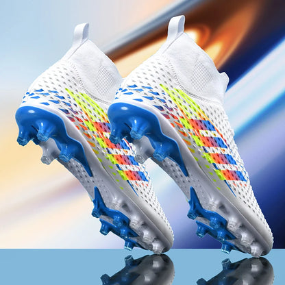 Men's Sneakers Soccer Shoes Football Boots Cleats Breathable Training Match